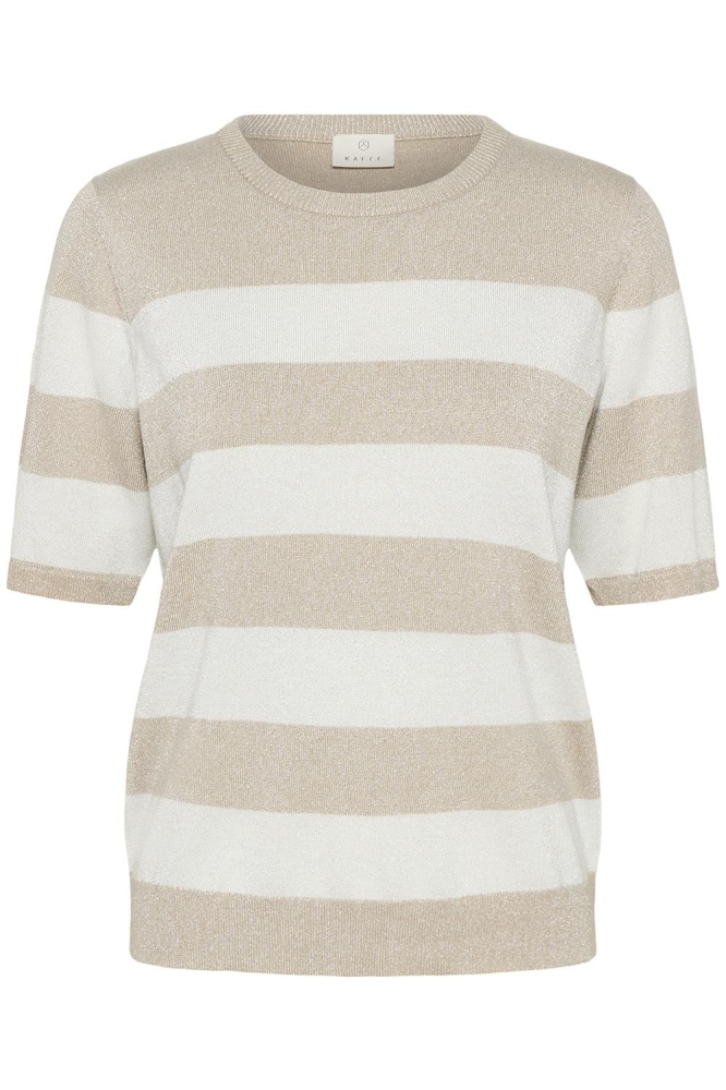 KAREGINA STRIPED PULLOVER 10510652 FEATHER G/CHALK WIDE STRIPE